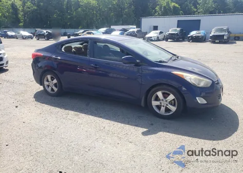 2013 Hyundai Elantra Gls z USA, uszkodzony, nr VIN 5NPDH4AE1DH332789